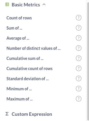 Basic metric window