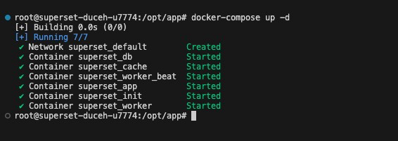 docker compose command execution