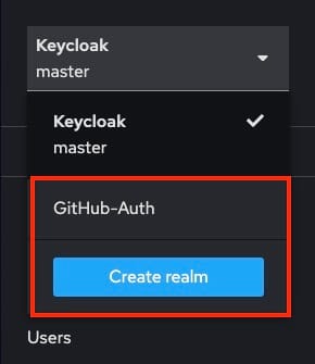 Creating realm in Keycloak