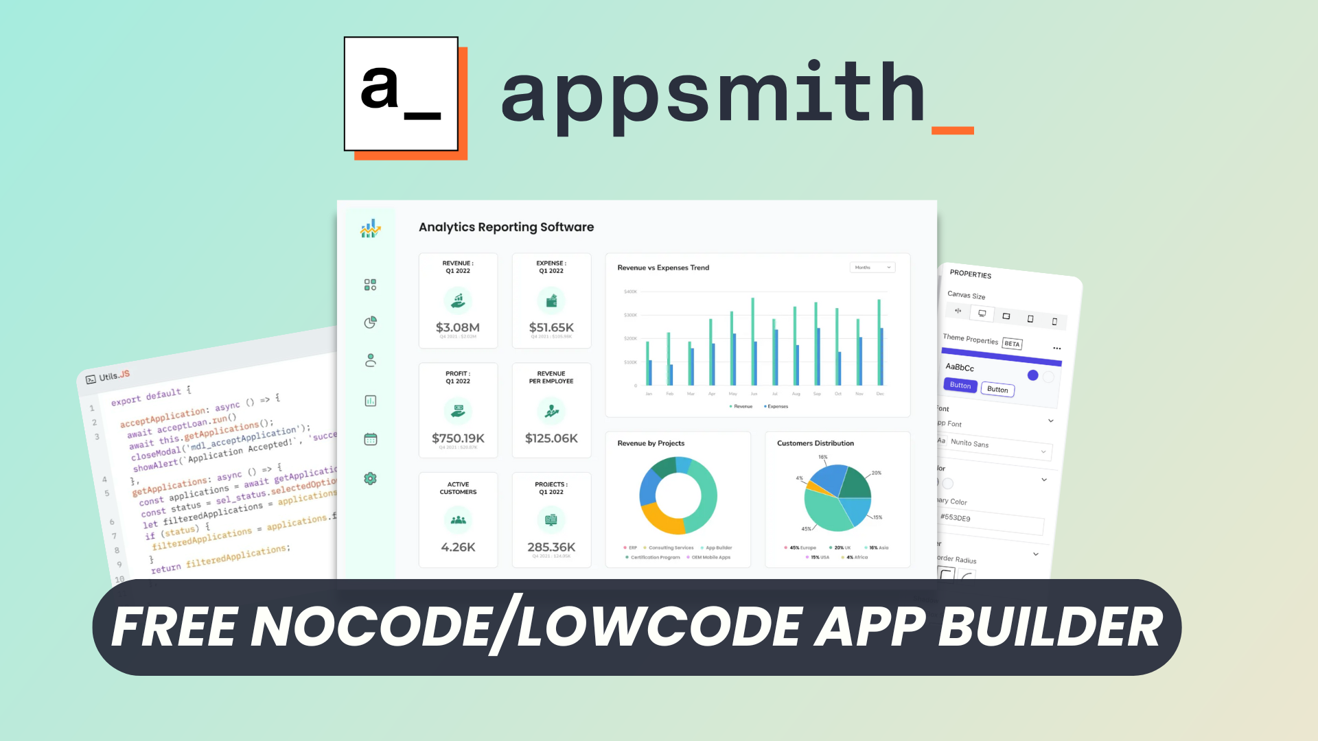 Appsmith Free Open source Low Code App Builder