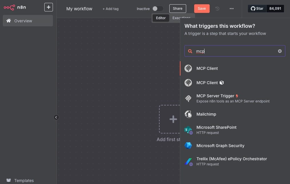 MCP Client node in n8n