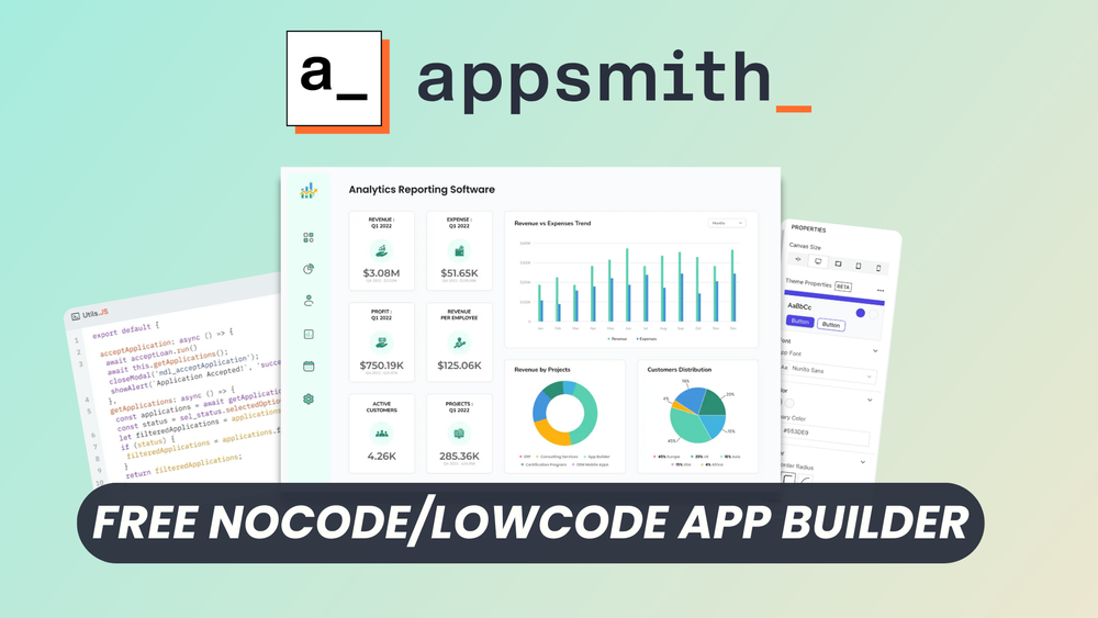 Appsmith Free Open source Low Code App Builder appsmith-free-open-source-low-code-app-builder