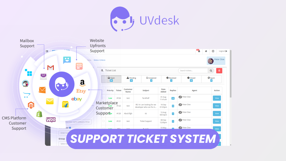 UVDesk: Free Open Source Alternative to Zendesk & Freshdesk