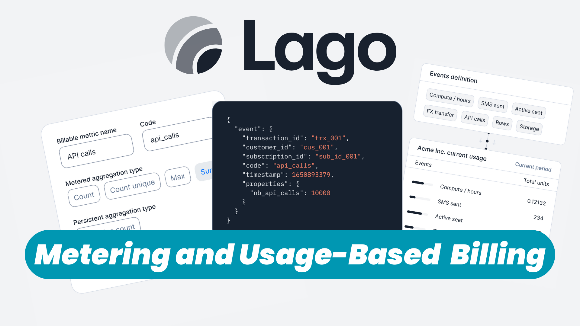 Lago: Free Open Source Metering and Usage Based Payment Platform