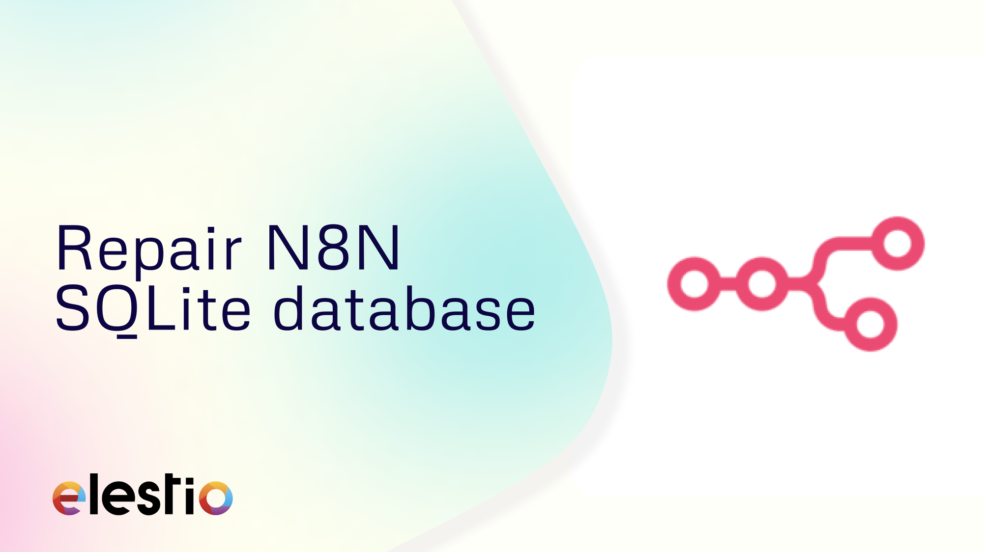 Repair N8N SQLite database