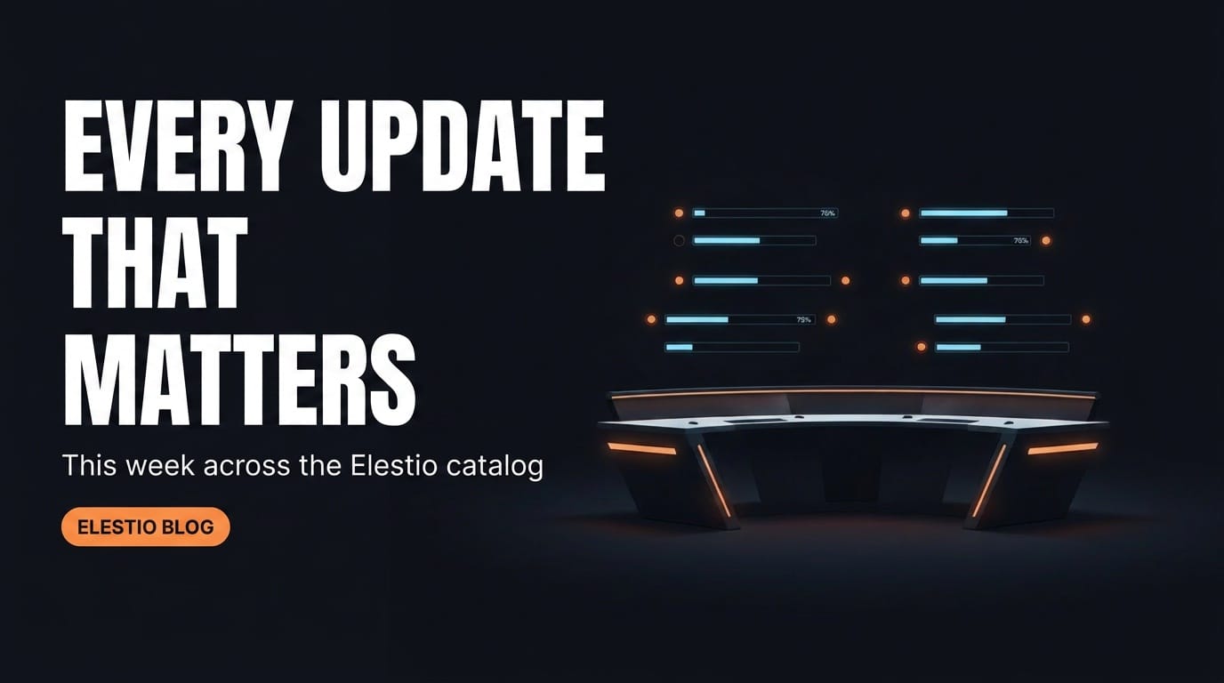 Elestio Catalog Updates: 34 Notable Releases This Week (June 1-7, 2026)