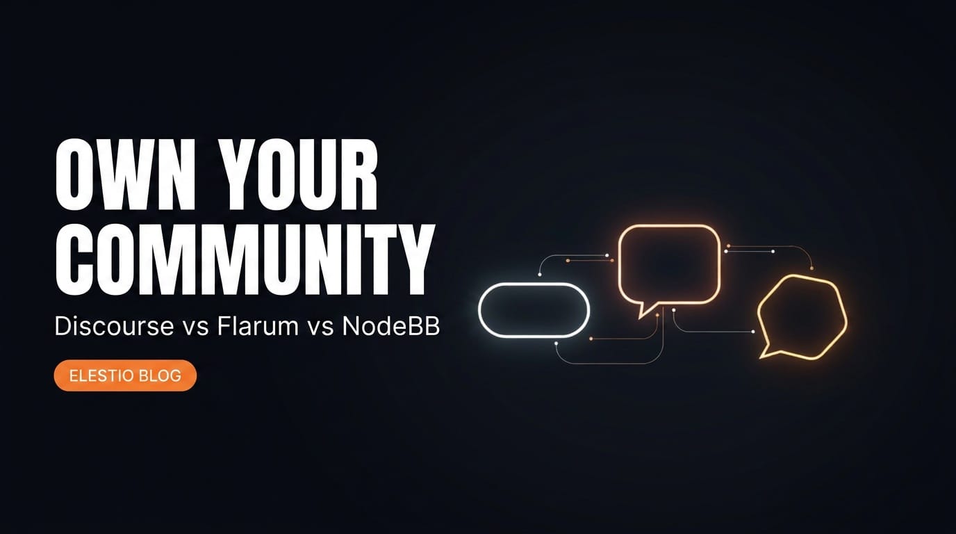 Discourse vs Flarum vs NodeBB: Which Self-Hosted Forum Platform in 2026?