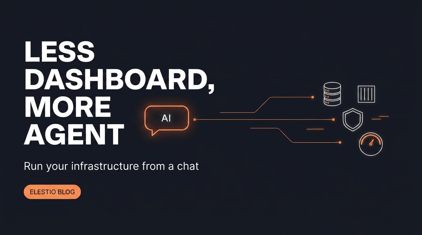 Less Dashboard, More Agent: Day-2 Ops with the Elestio MCP
