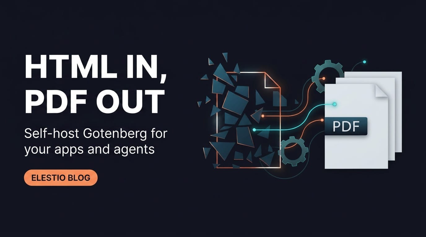 Self-Host Gotenberg: A PDF Rendering API for Your Apps and Agents