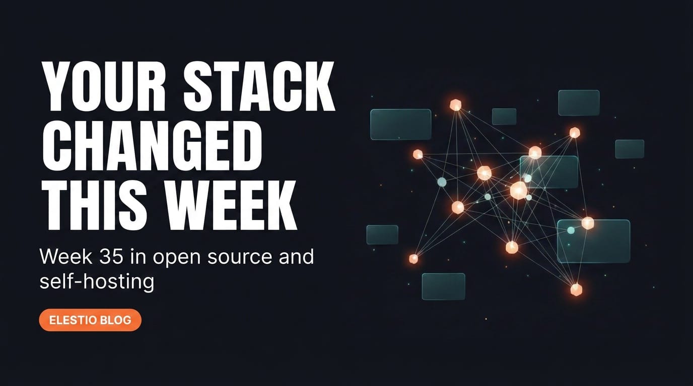 Self-Hosted Weekly: Week 35, 2026. PostgreSQL CVEs, Mojo, Planka SSO