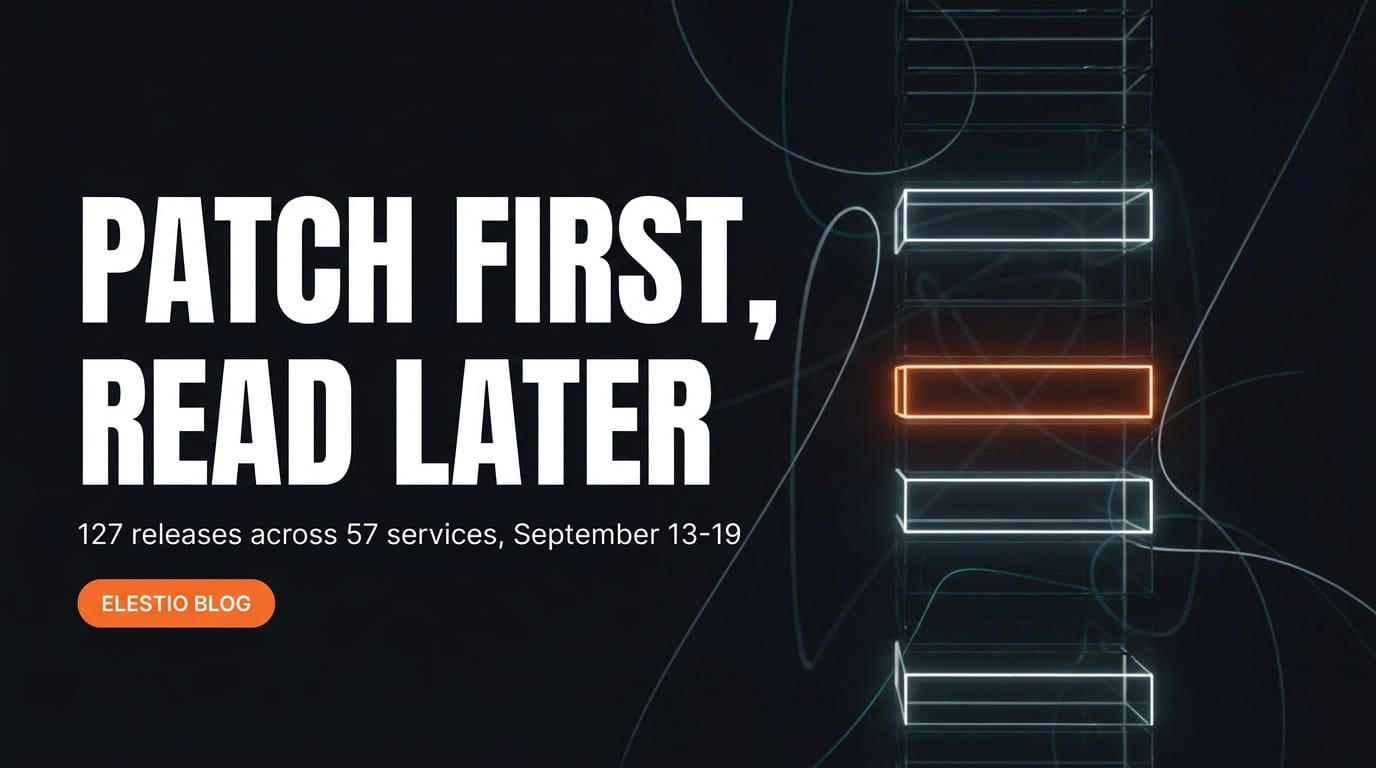 Elestio Catalog Updates: 127 New Releases This Week (September 13-19, 2026)