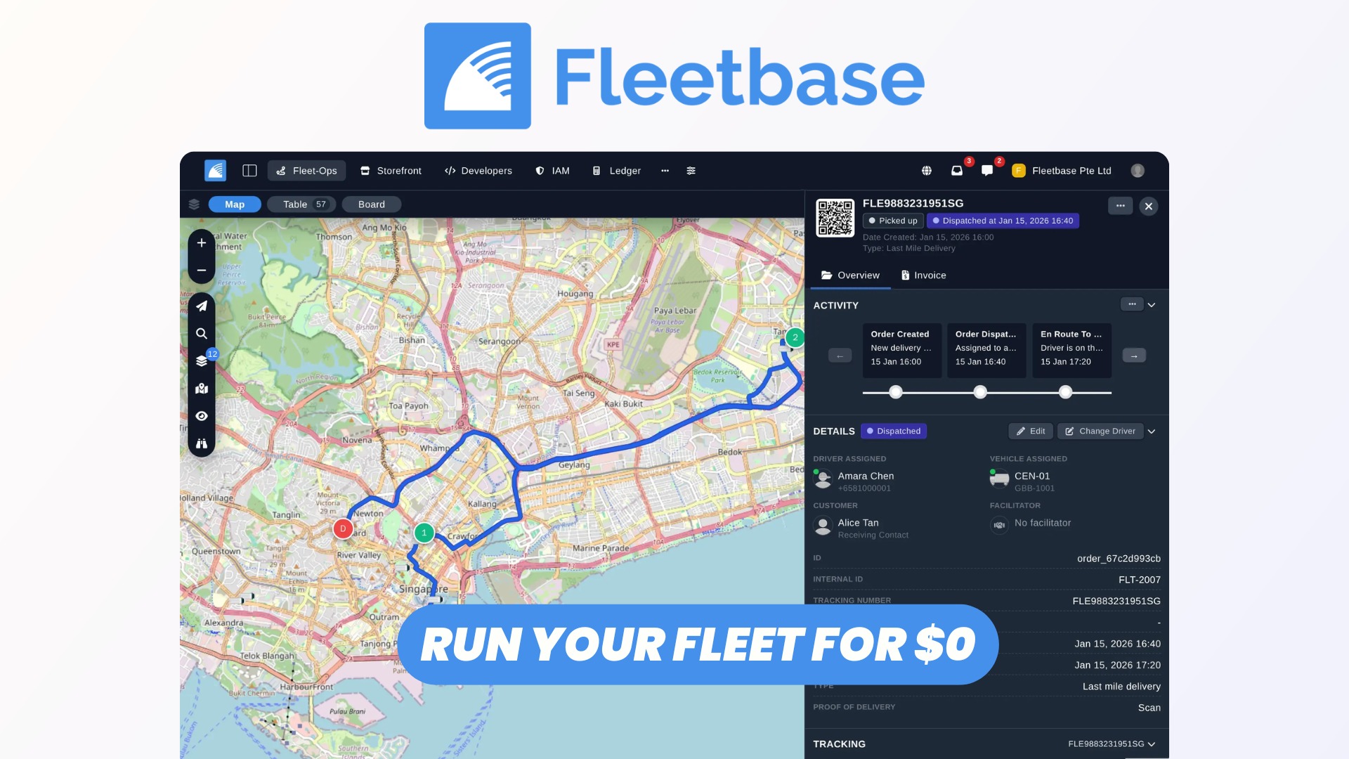 Fleetbase: Free Open Source Alternative to Onfleet for Fleet & Delivery Management