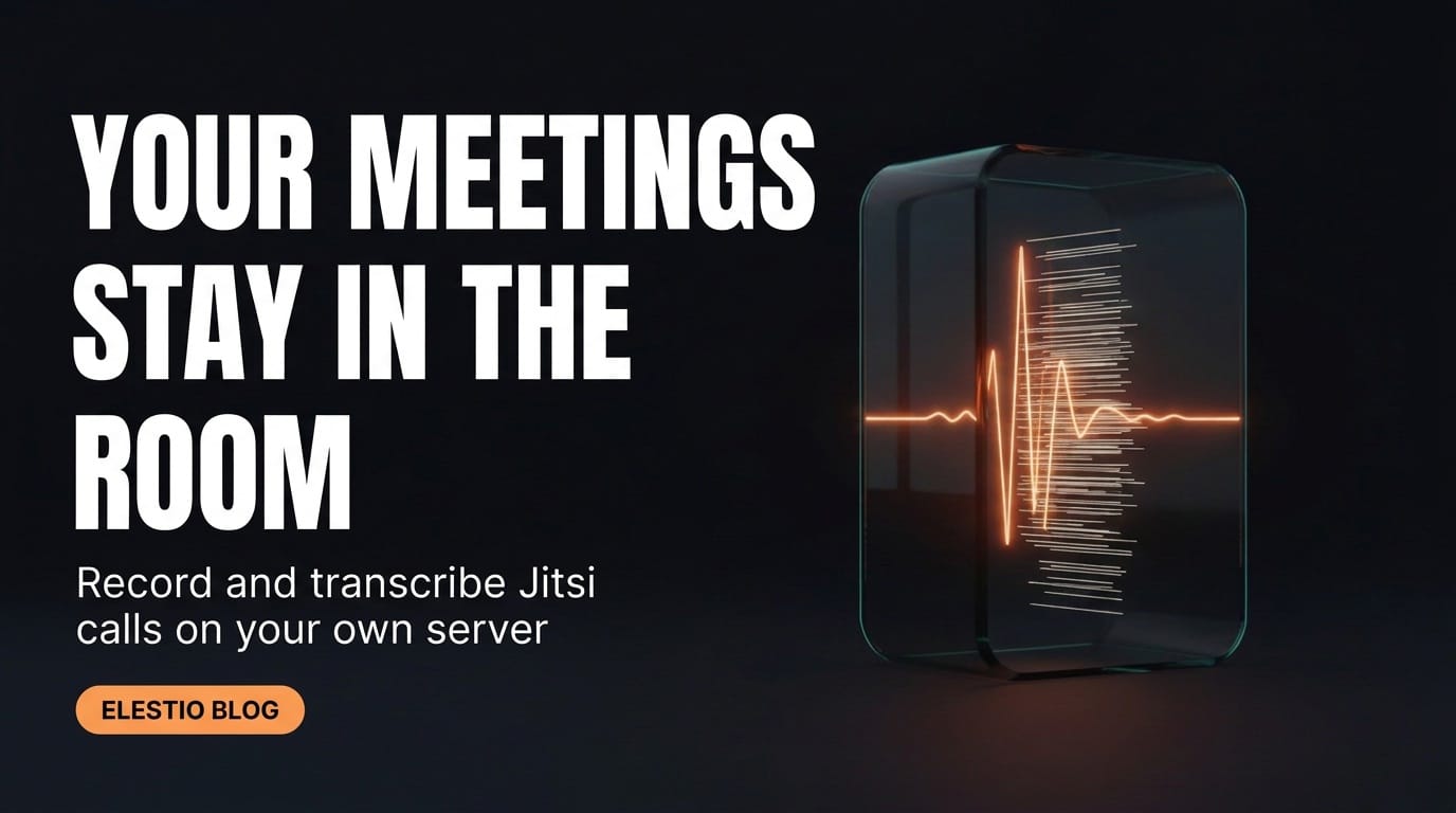 Jibri + Whisper: Record Jitsi Calls With Local Transcripts