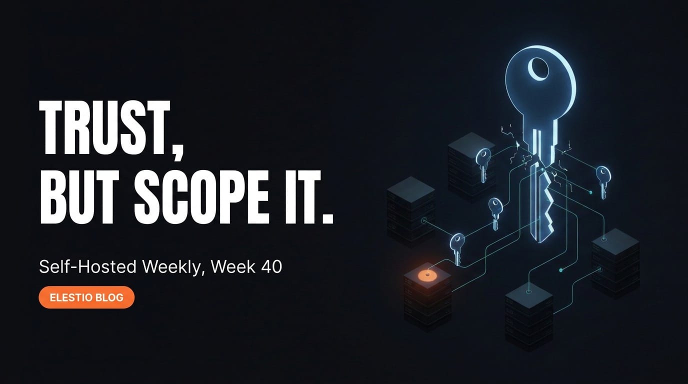 Self-Hosted Weekly: Week 40, 2026. Gitea 28, Keycloak Agent Tokens, Weekly Ubuntu Kernels