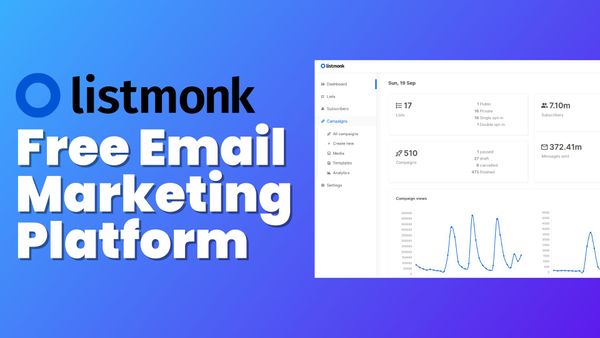 Send marketing and transactional emails with Listmonk