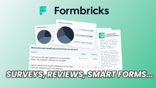 Create smart forms and surveys with FormBricks