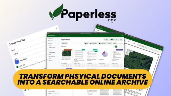 Paperless-ngx: Free Open Source Document Management Platform