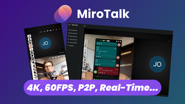 MiroTalk: Free Open Source Video Conference Platform