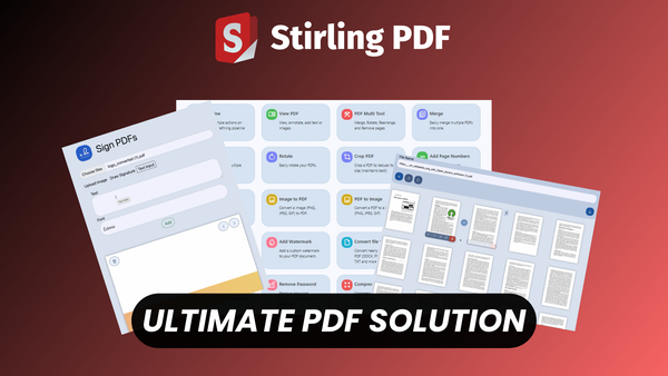 StirlingPDF: Free Open-source PDF Tools & API