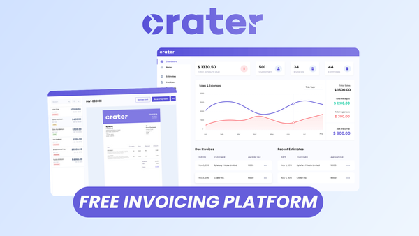 Crater: Free Open-source Billing & Invoicing Platform