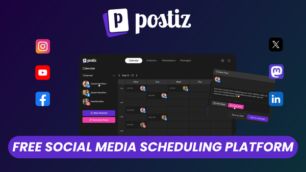 Postiz: Free Open Source Social Media Scheduler