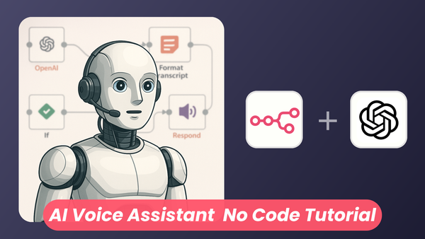 Build Your Own Real-Time AI Voice Assistant with Live Transcript using N8N and OpenAI real-time API
