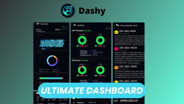 Dashy: Free Open Source Dashboard to Organize All Your Services