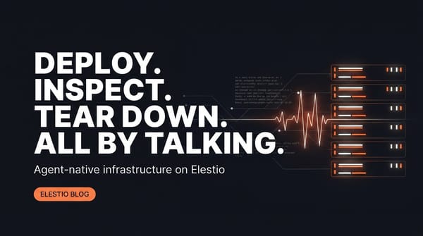 Deploy. Inspect. Tear Down. All by Talking. A Real Demo of Agent-Native Infrastructure on Elestio
