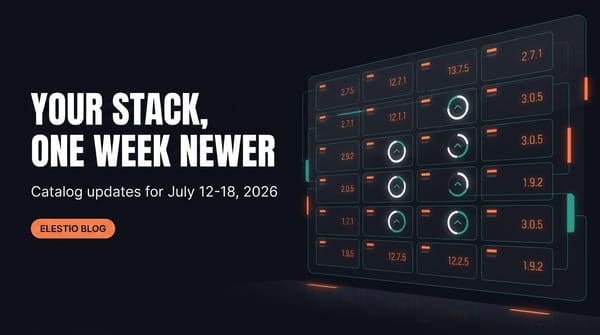 Elestio Catalog Updates: 26 New Releases This Week (July 12-18, 2026)
