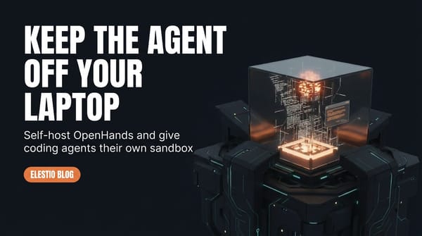 OpenHands: A Sandbox for Your Coding Agent, Not Your Laptop