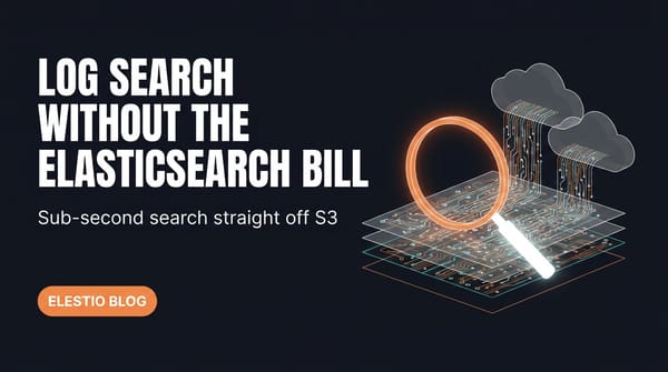 Quickwit + S3: Sub-Second Log Search Without Elasticsearch