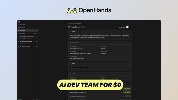OpenHands: Self-Host Your Own AI Dev Team (Any Model, Any Repo)