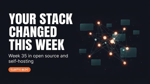Self-Hosted Weekly: Week 35, 2026. PostgreSQL CVEs, Mojo, Planka SSO